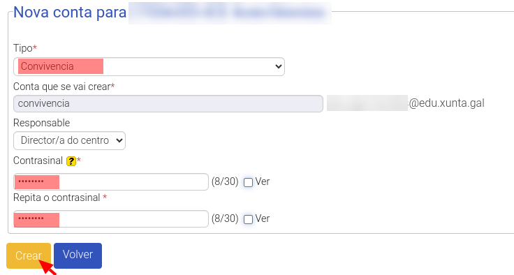 Crear conta convivencia