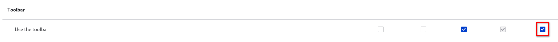 Toolbar