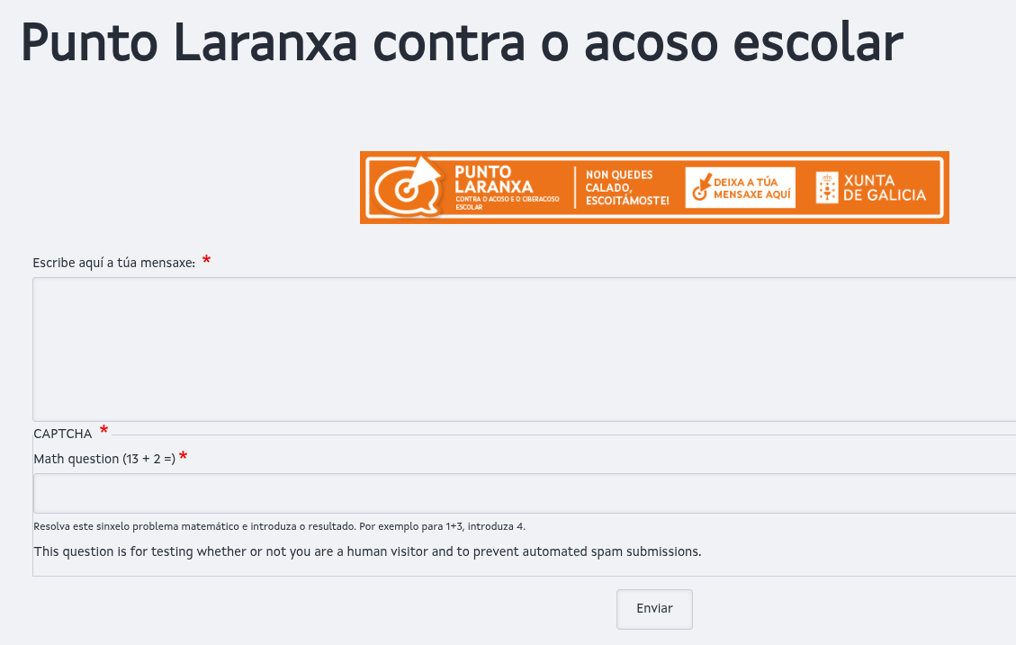 Punto laranxa en acción