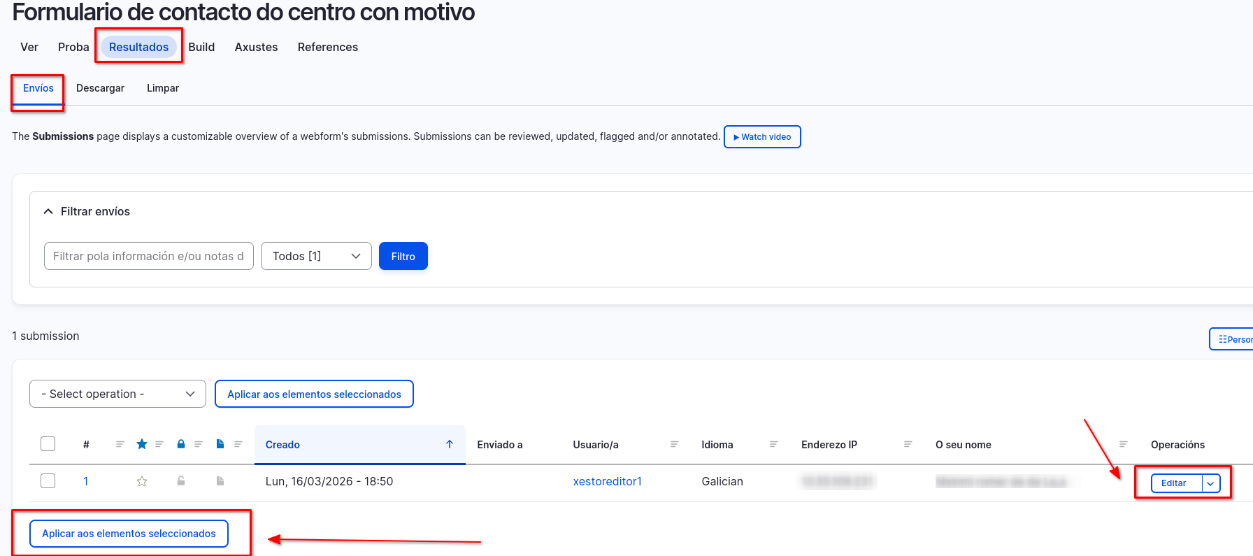 Visualizar datos