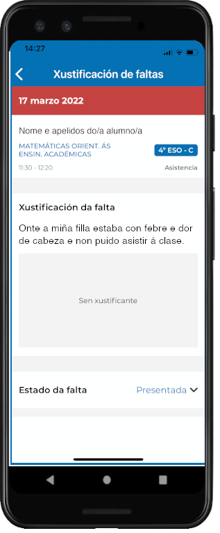 Xestión das faltas