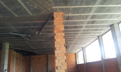 Pilares e forxado