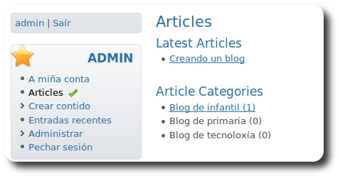 Páxina Articles