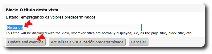 Modificar Tiitulo:Monthly archive en vista archive:Block