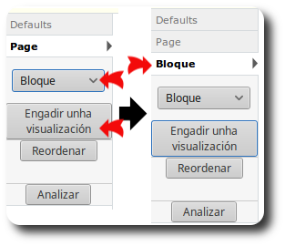 Engadir visualización block en tracker