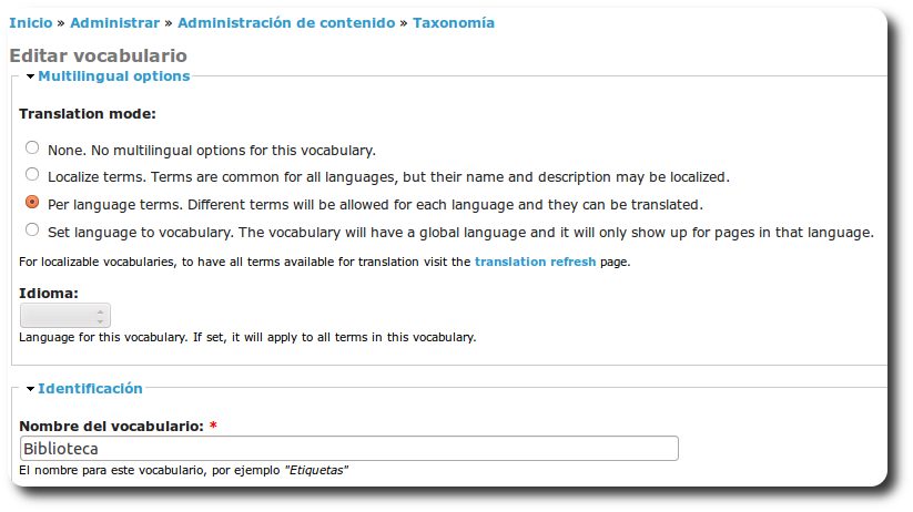 taxonomia biblioteca