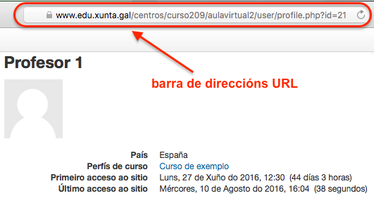 Barra de direccións URL